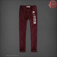 heren abercrombie and fitch elastisch sweatpants donkerrood Lage Prijs btxjy976